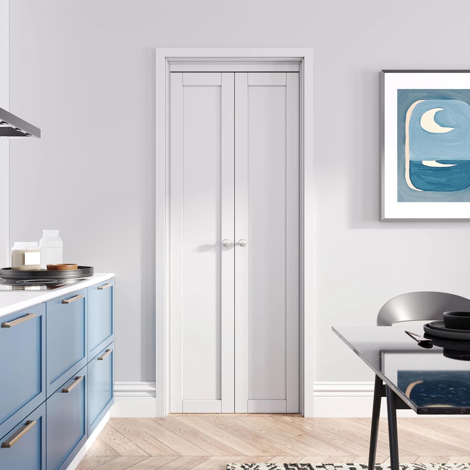Only Pivot-French Hardware Kit, No Door Panel, Suit for Pivot Doors 36"×80"