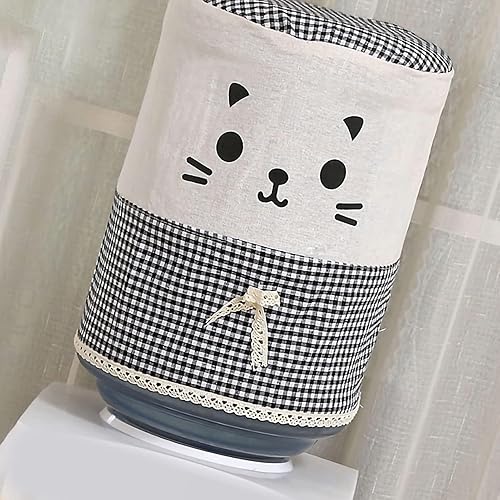 Miniatura 6 de Cubiertas de barril dispensador de agua, bonita decoración de cubo de tela, reutilizable, a prueba de polvo, protector para dispensador de agua de