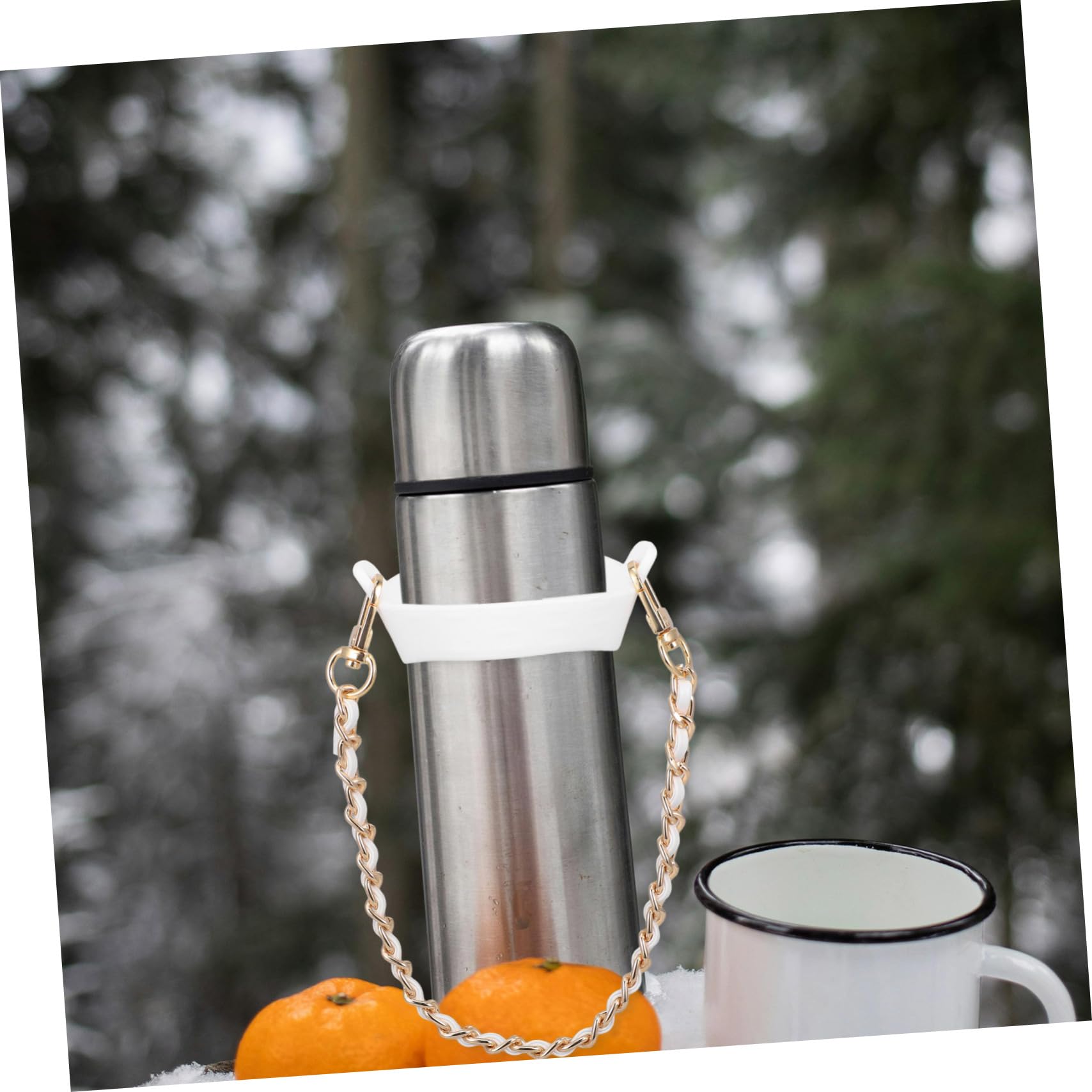 HANABASS 4 Ensembles Porte Bouteille et Sangle de Transport Ajustable pour Bouteilles Support Pratique pour Activités de Plein Air et Usage