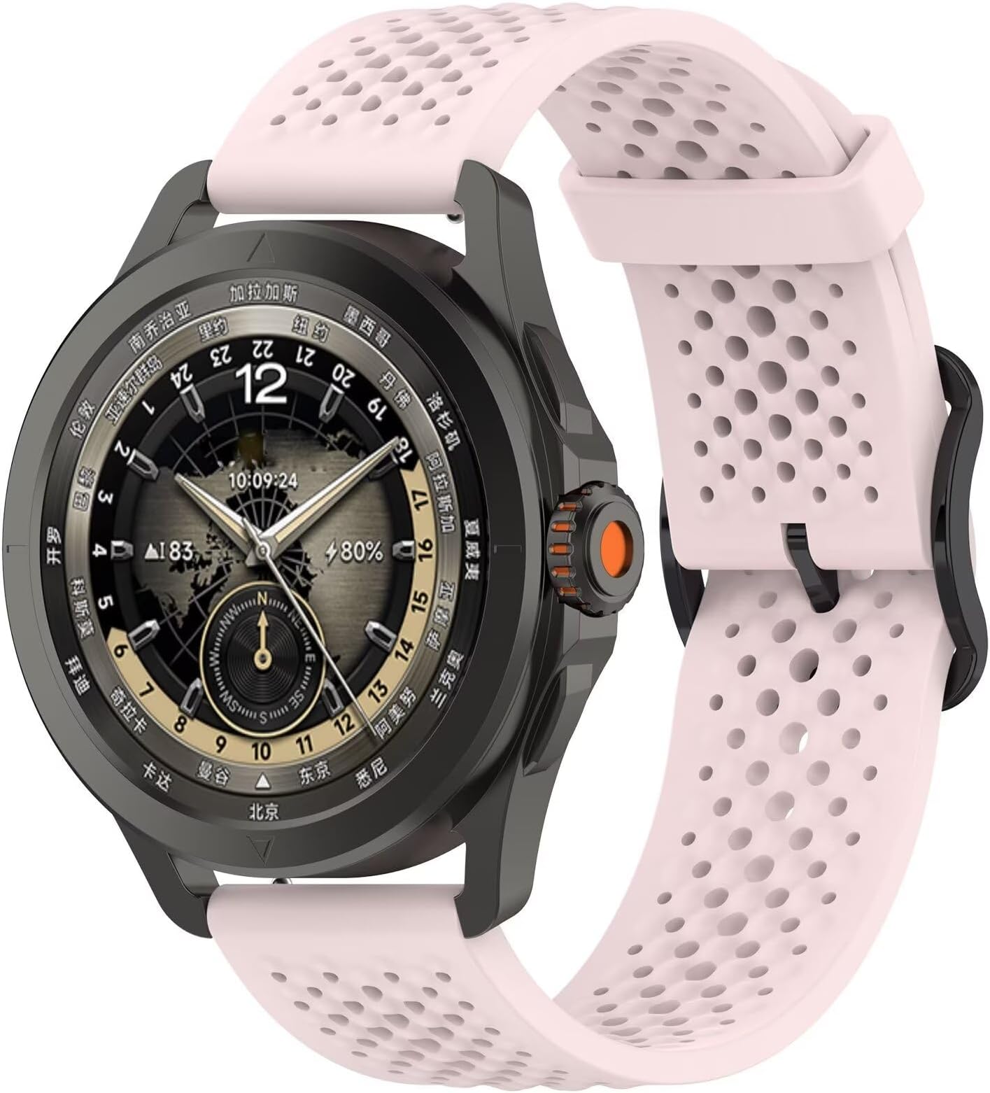 LIUZIHANStrap Compatible with Fossil Women's Gen 5 Julianna, Wear-resistant, Silicone Replacement Watch Strap for Fossil Women's Gen 5 Julianna.