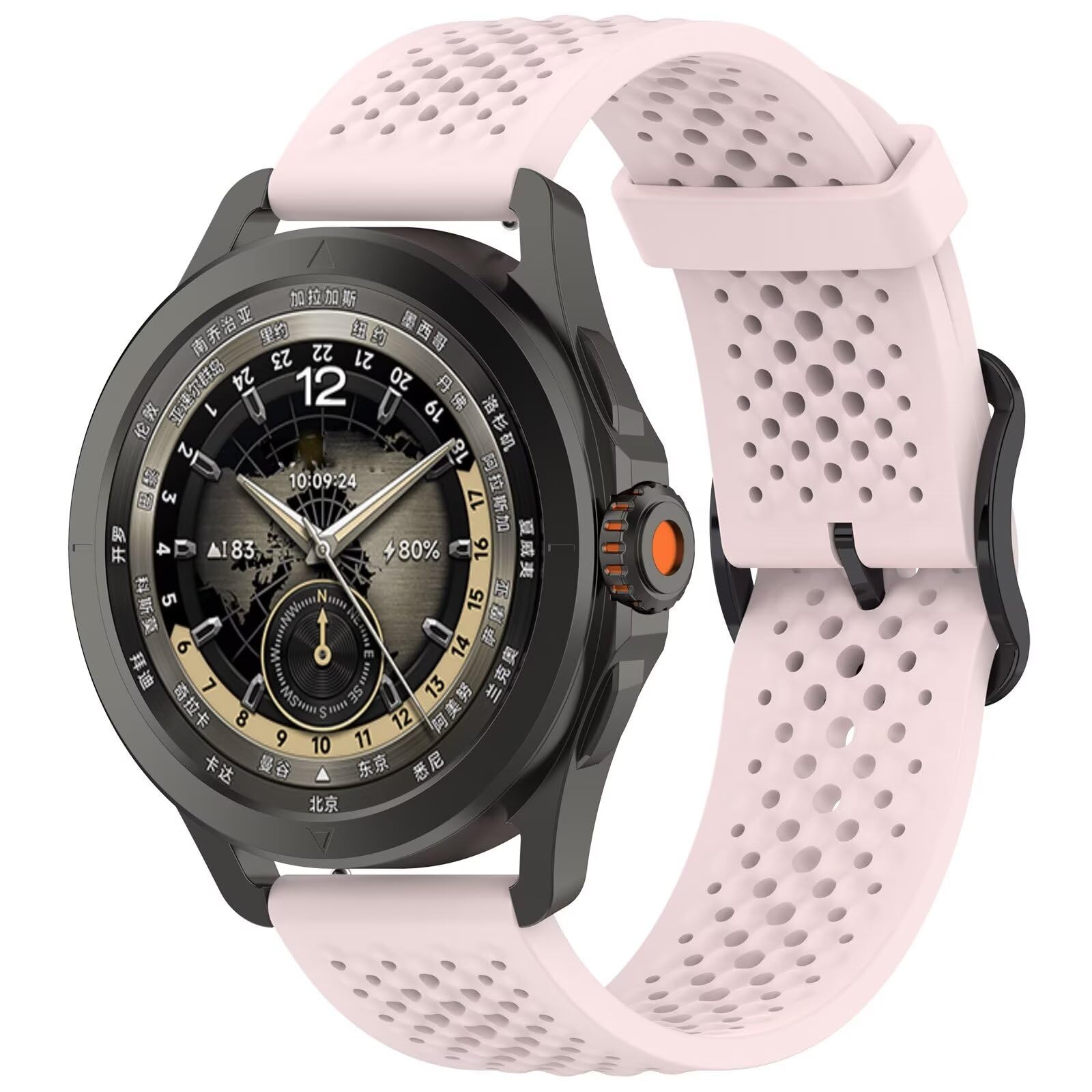 LIUZIHANStrap Compatible with Fossil Women's Gen 5 Julianna, Wear-resistant, Silicone Replacement Watch Strap for Fossil Women's Gen 5 Julianna.