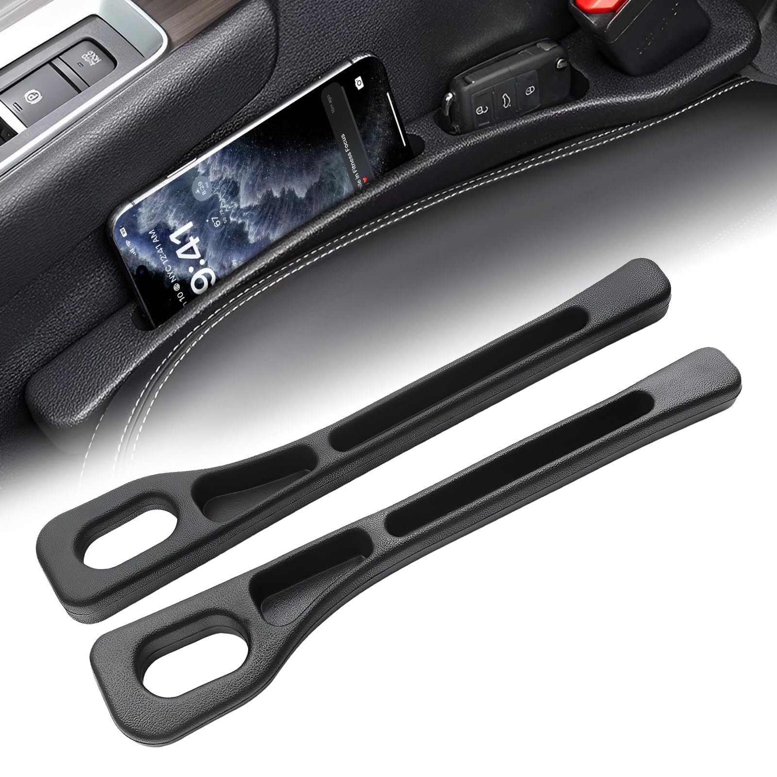 Gntherf Normal Car Seat Gap Fillers, For Nissan Juke Nismo Rs 2010-2023 2024 2025 Seat Gaps Leakproof Plugging Strips Car Organiser Interior Accessories