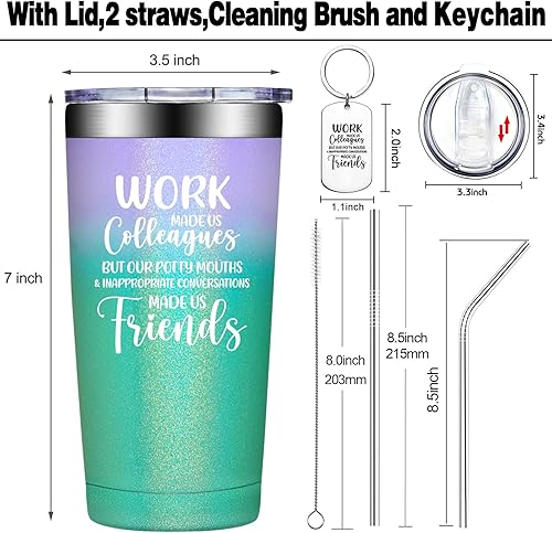 Miniatura 2 de Grifarny Regalos para compañeras de trabajo para mujeres, agradecimiento, gracias, Navidad, regalos de cumpleaños para compañeras de trabajo,