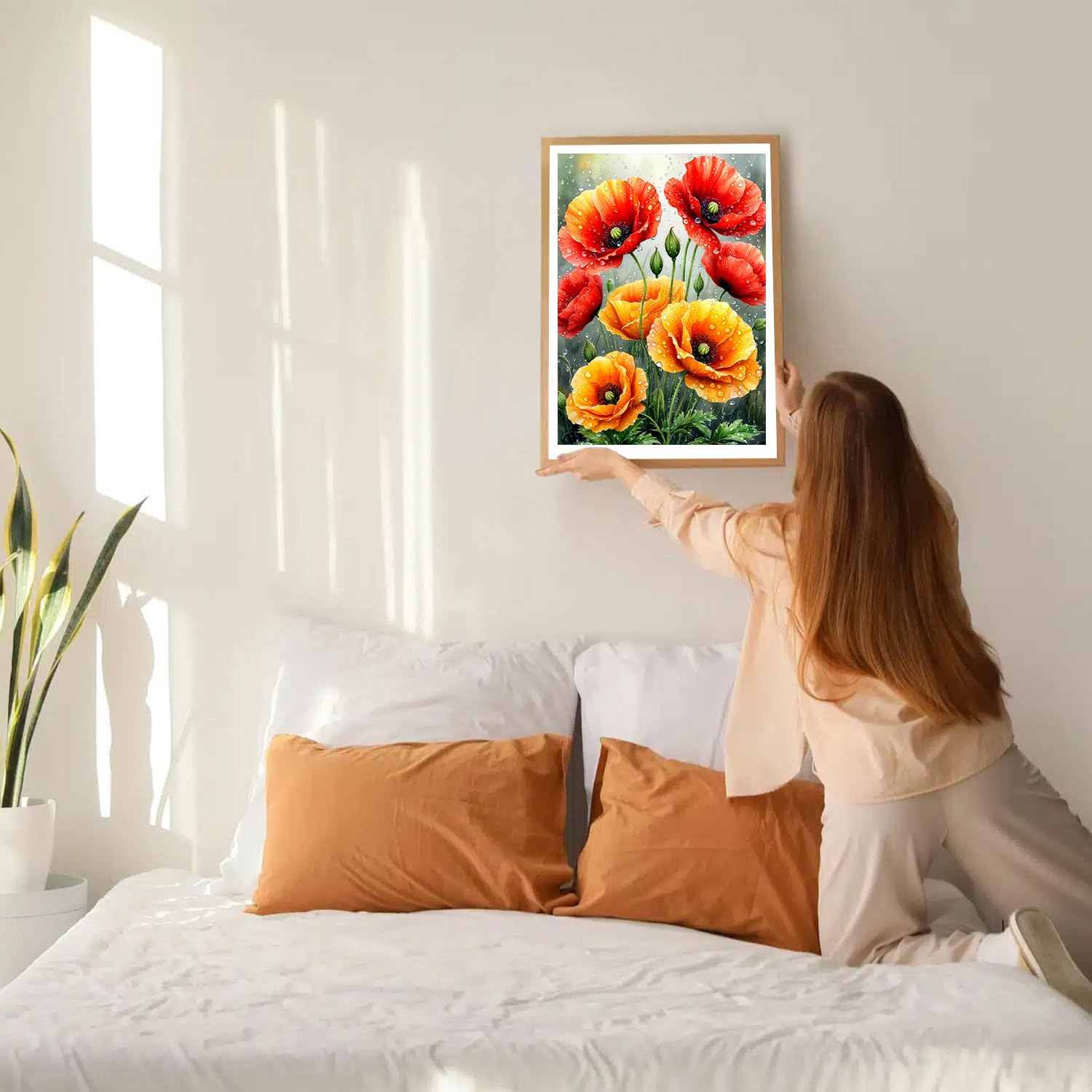 HAPPY PAINTING 5D Diamond Painting Kits voor volwassenen, eendelige