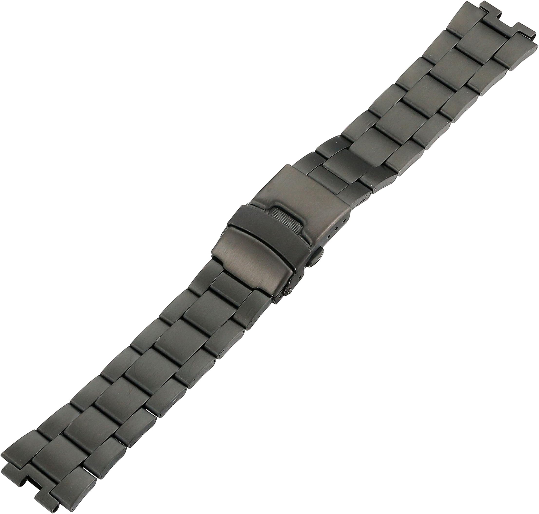 KreislerBLM22001 22mm Tech Smart Band Stainless Steel Black Watch Bracelet