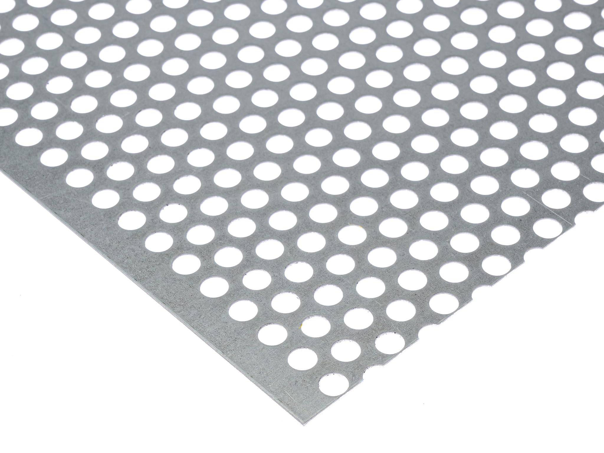 Lochblech Stahl Verzinkt RV 8-12 1,5 mm stark Individueller Zuschnitt nach Maß (500 mm x 350 mm)
