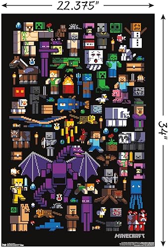 Miniatura 3 de Trends International póster de pared de Mobbery de Minecraft