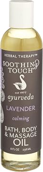 Bath and Body Oil - Lavender - 8 oz by Soothing Touch