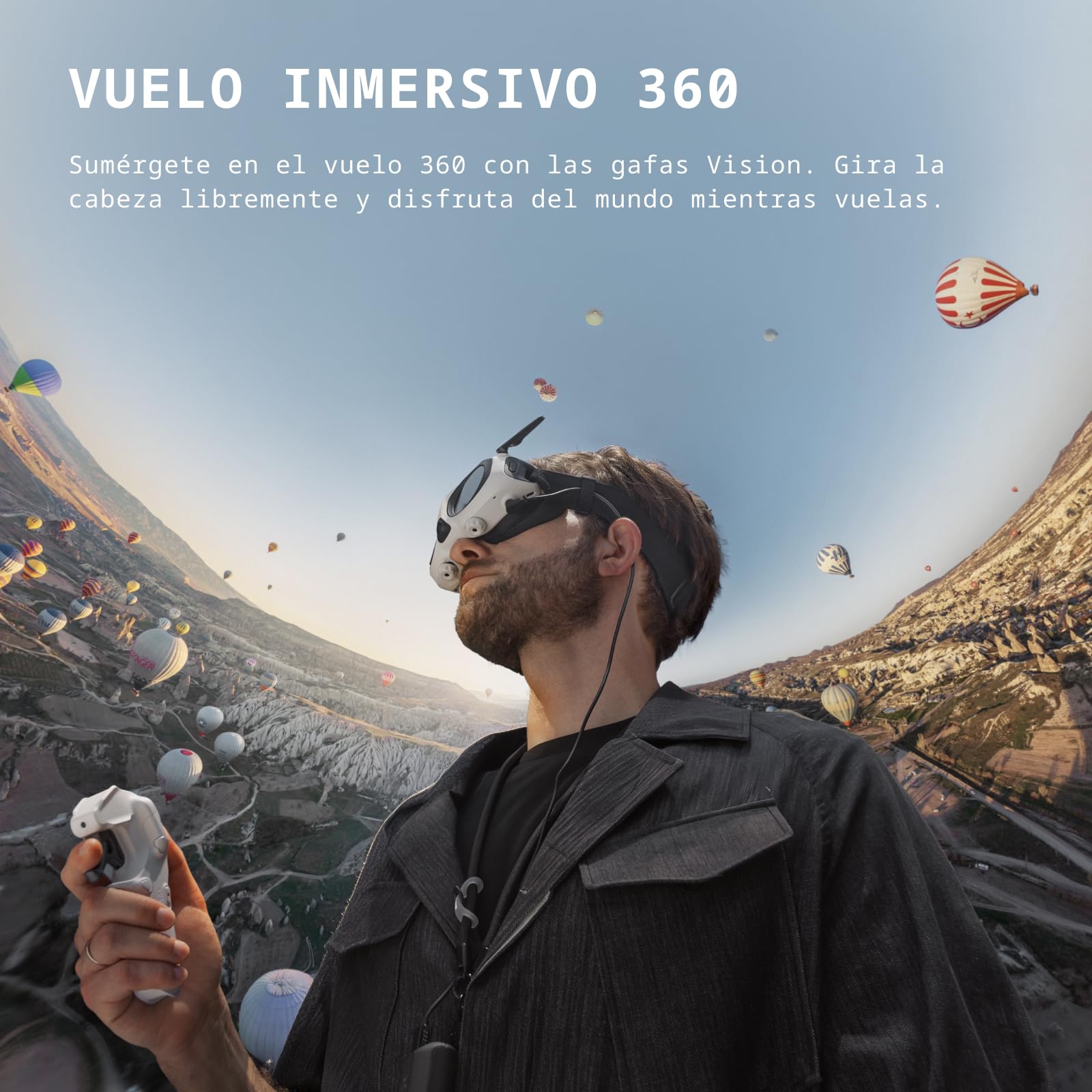 Dron Antigravity A1 360 8K Con Gafas Vision – Vuelo Inmersivo Y Fácil Control – Peso 249g
