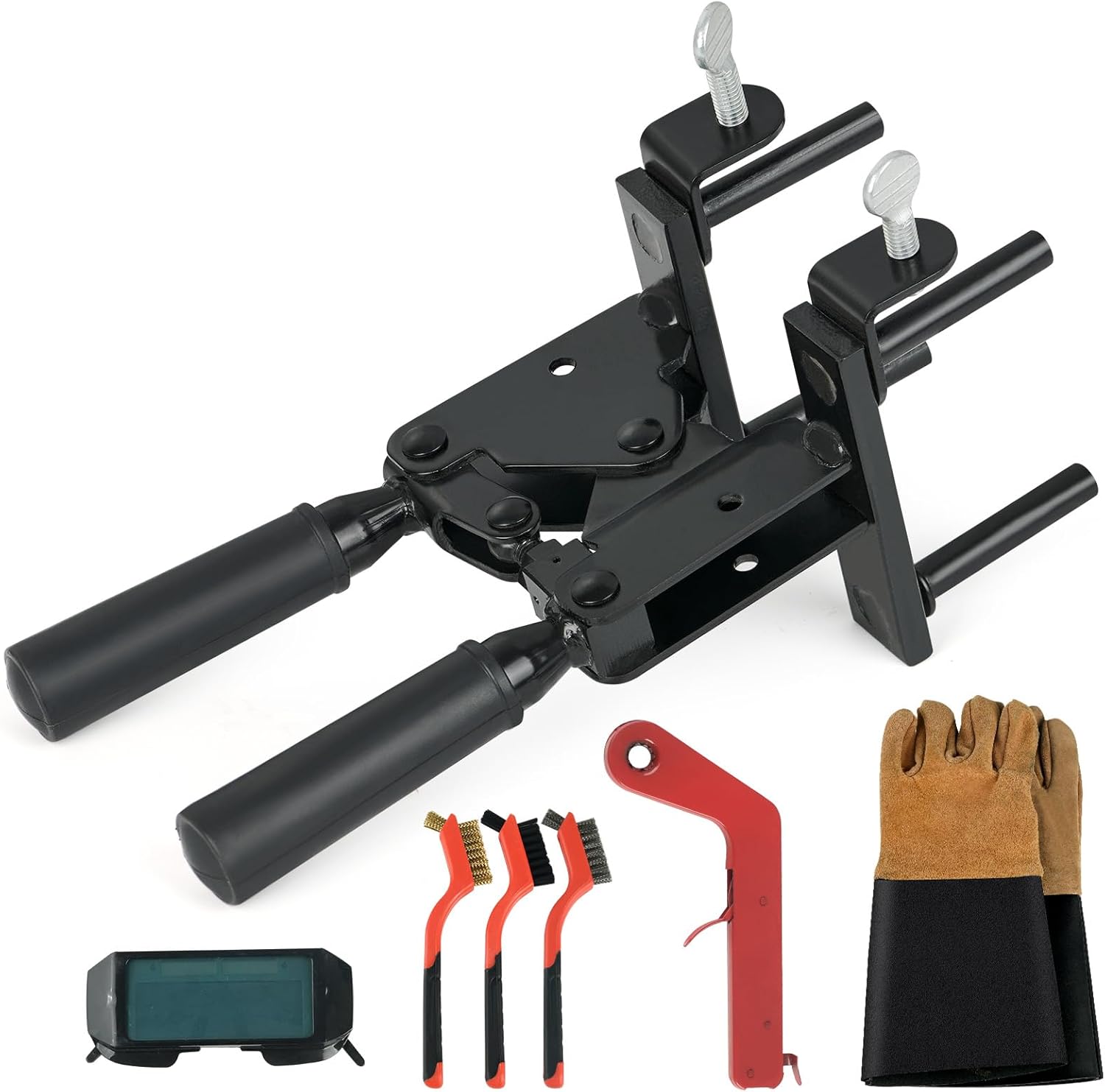 3 Inches Weld Handle Clamp Accessory Kit，Used with Graphite Exothermic Welding Mold