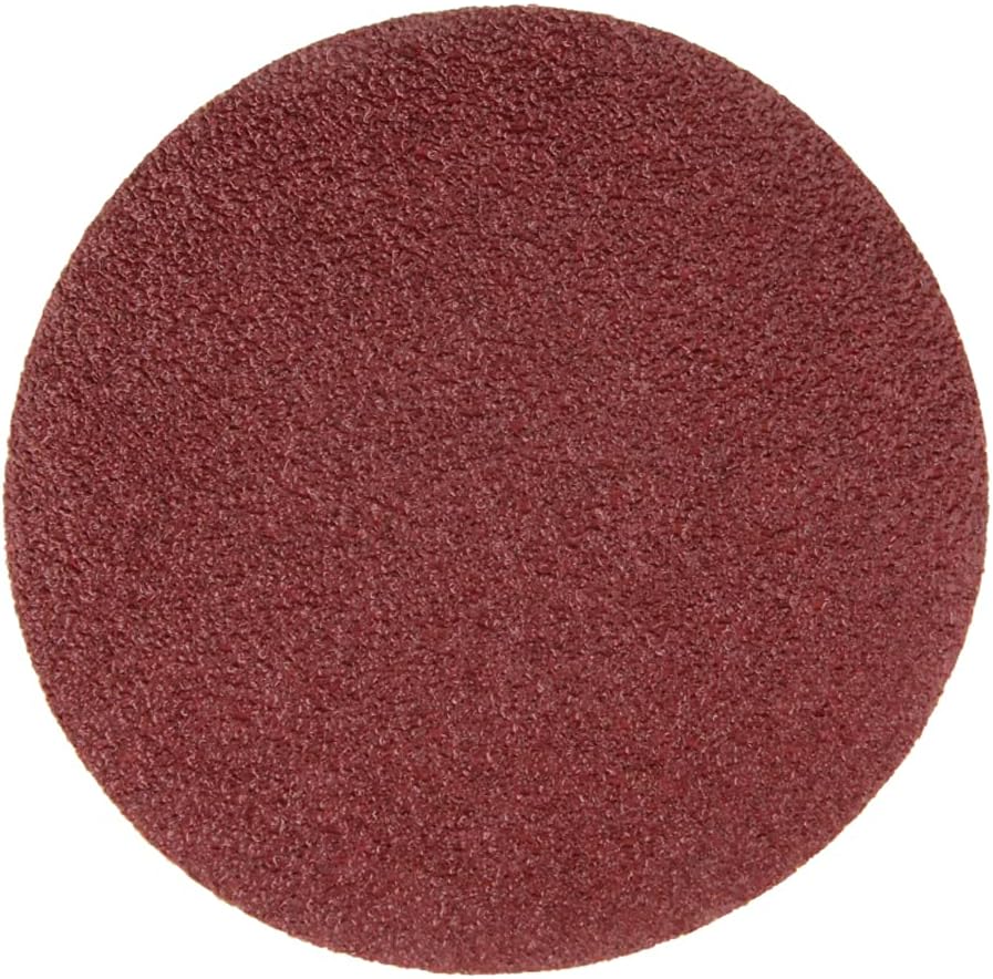Auniwaig 50PCS 40 Grit 4 Inch 100mm Dia Hook and Loop Sanding Disc No Hole Orbital Sandpaper with Tack Cloth,Aluminum Oxide Round Flocking Sandpaper