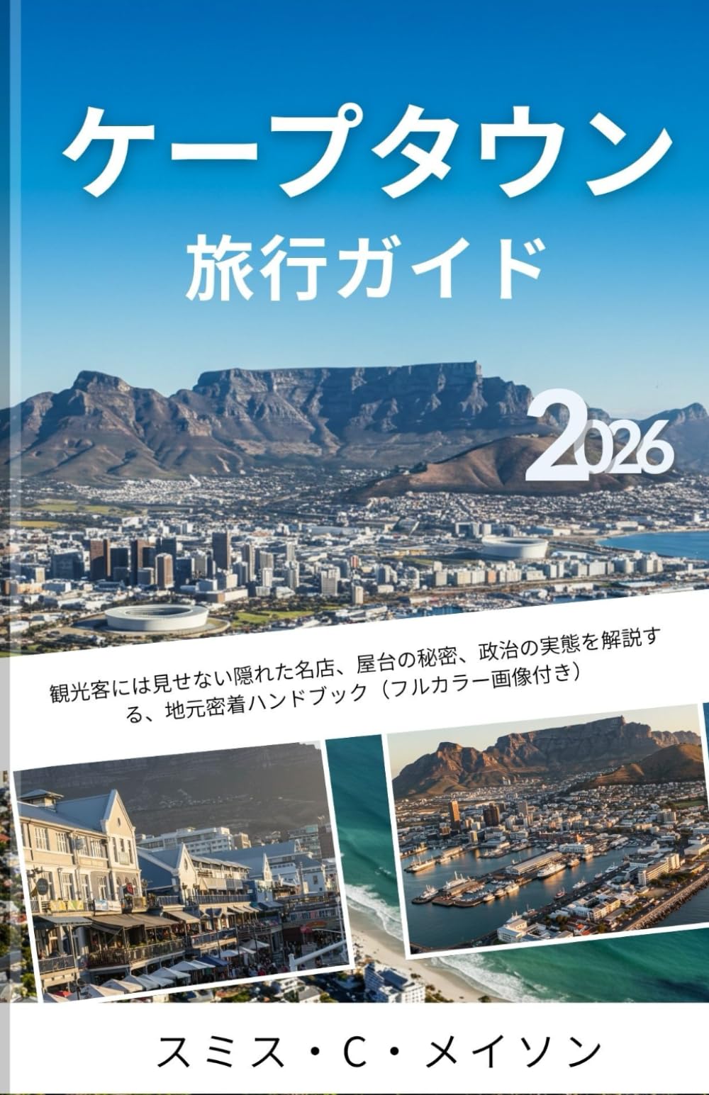 ケープタウン旅行ガイド 2026: 観光客には見せない隠れた名店、屋台の秘密、政治の実態を解説する、地元密着ハンドブック（フルカラー画像付き）