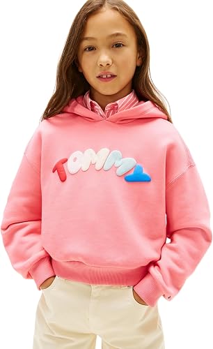 Tommy Hilfiger Tommy Puff Print Hoodie Kg0kg09241 Sudaderas Niñas (Pack de 1)