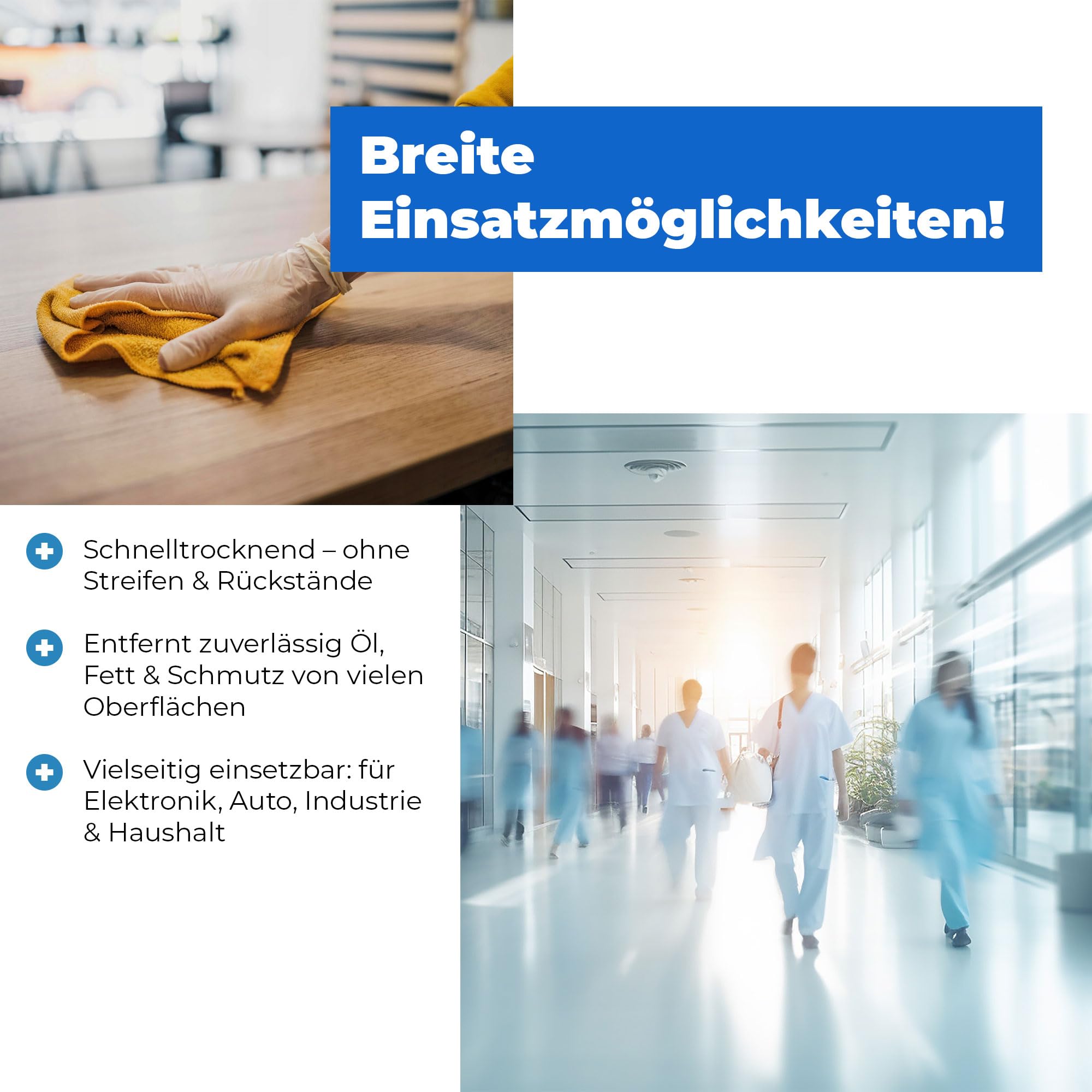 Isopropanol 99,9% IPA 10 x 20L – Isopropylalkohol Reinigungsalkohol für Elektronik, Glas, Auto & Werkstatt – Klebereste Entferner, fettlösend & rückstandsfrei