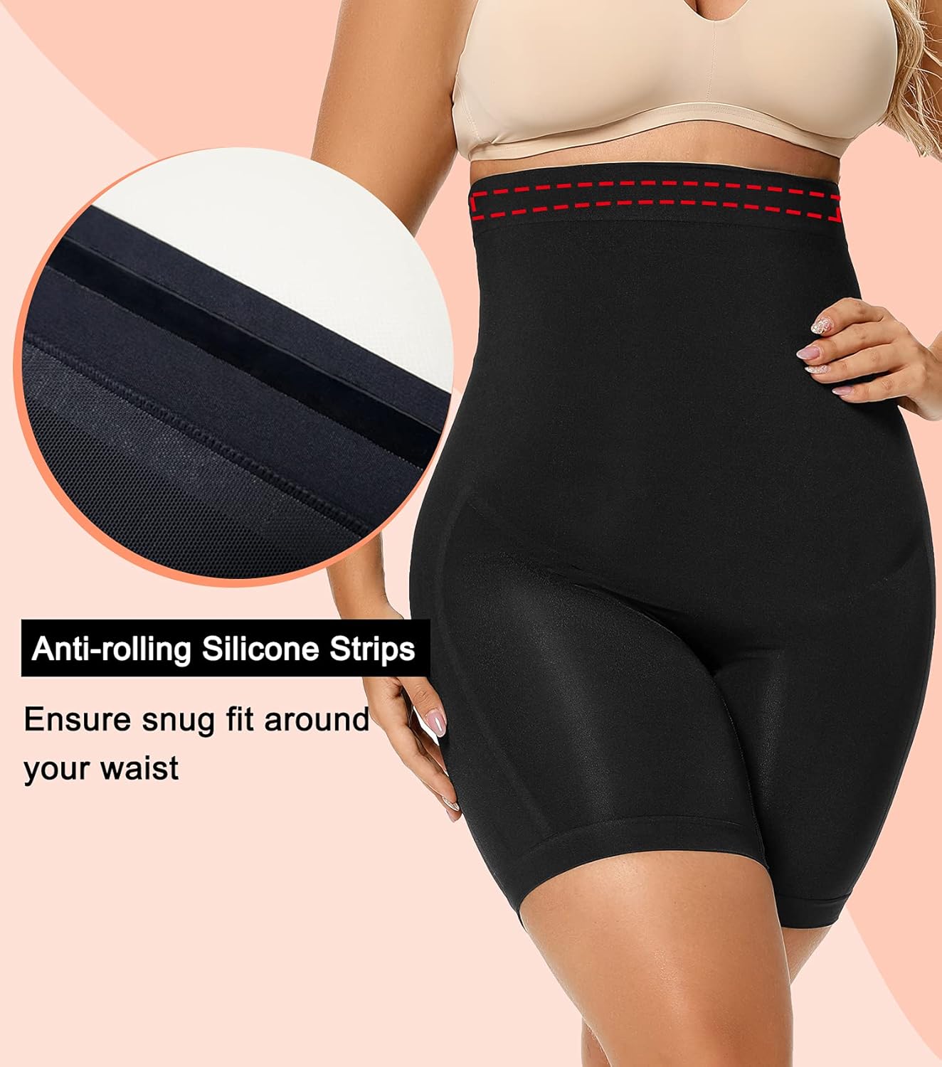 SHAPERX Shapewear for Women Tummy Control Panties Seamless High-Waisted Body Shaper Shorts Butt Lifter at  Women’s Clothing store