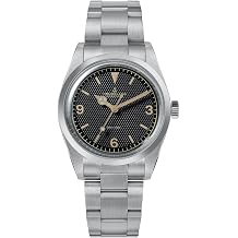1963 Watch Hruodland 36mm Automatic Watches for Men - NH38 Mechanical Movement Domed Sapphire 316L Stainless Steel Case Yellow Lumious 20Bar Waterproof F029