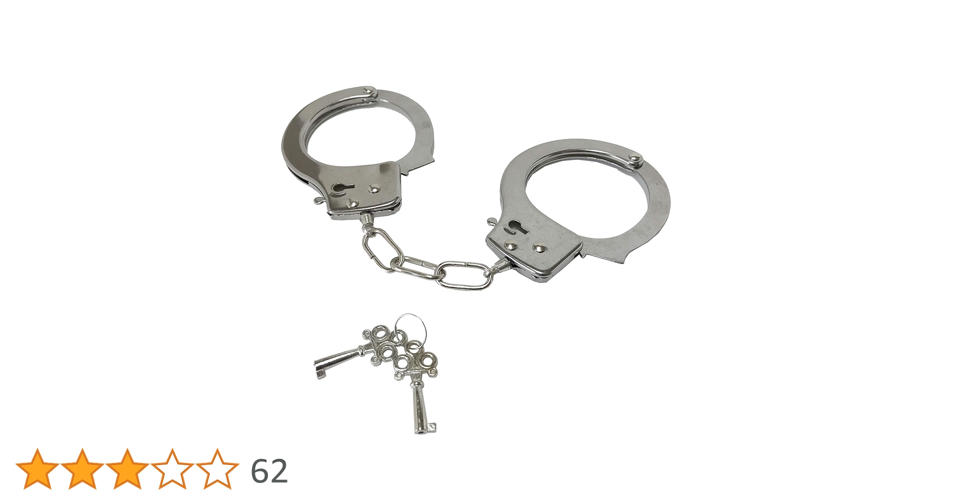 Amazon.co.jp: 逮捕しちゃうぞ! 本物そっくり手錠 手錠 おもちゃ