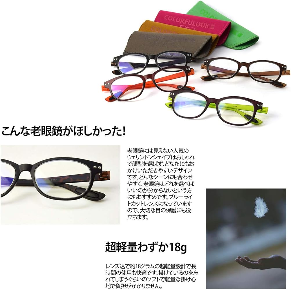 メガネ・老眼鏡 llull 楽天市場】遠近両用 メガネ 老眼鏡 通販 CLIC EXE Vintage 遠近