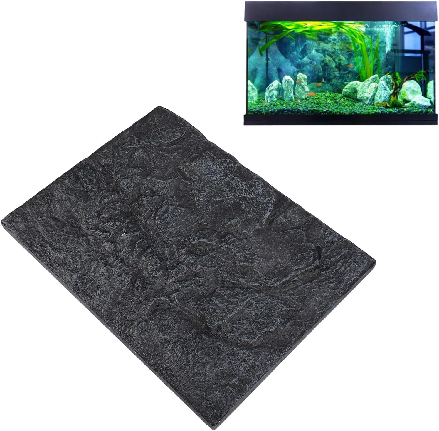 Generic Reptile Background, 3D Aquarium Background Aquarium Background 3D Effects Fish Background Fish Wallpaper for Aquarium Fish Reptiles (E)