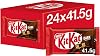Kit Kat 4 Finger Dark Milk Chocolate Bars, 24 x 41.5 g