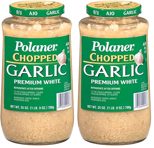 Polaner Ajo picado, 25 oz (paquete de 2)