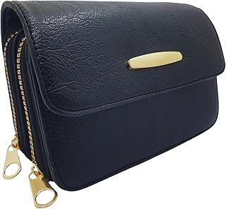 AYSLE 1565 LEATHER WOMEN CROSS BODY BAG, SHOULDER BAG, WITH ATTATCHED BELT, MODERN AND ELEGANT DESIGN, DIMENSIONS 12 * 18 * 8 CM