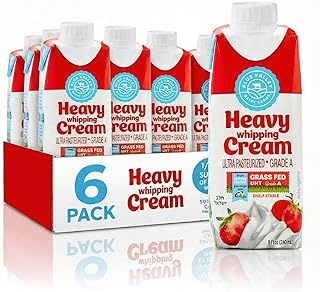 Blue Valley Heavy Whipping Cream – 8Fl Oz Shelf Stable Ultra-Pasteurized...