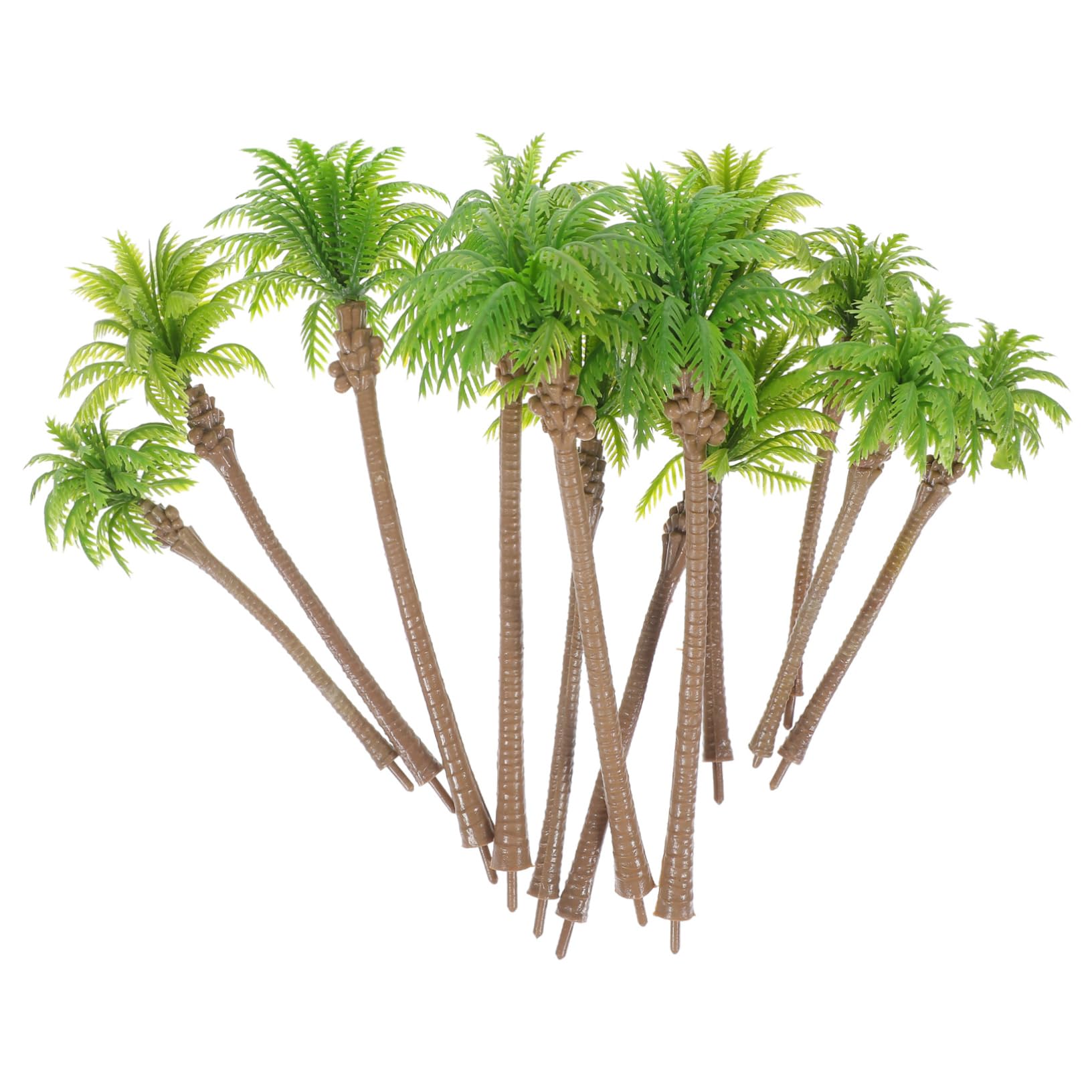 48piezas Árboles De Artificiales para De Paisajismo De De Cocoteros para Decoración De Maquetas y Construcción De