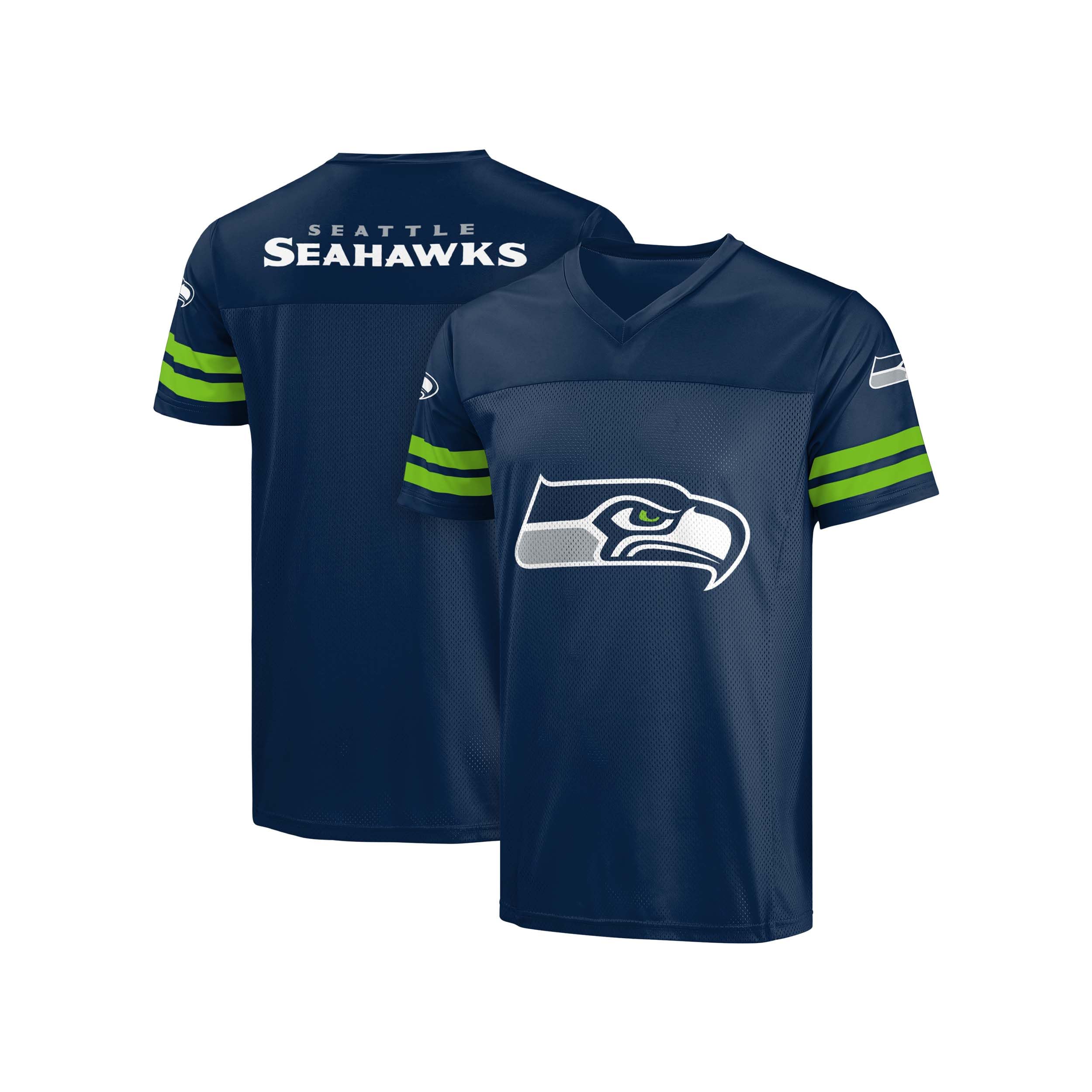 FOCO NFL Men's Officially Licensed Primary Logo Game Day Team Jersey, Seattle Seahawks - Navy, Medium — image 1