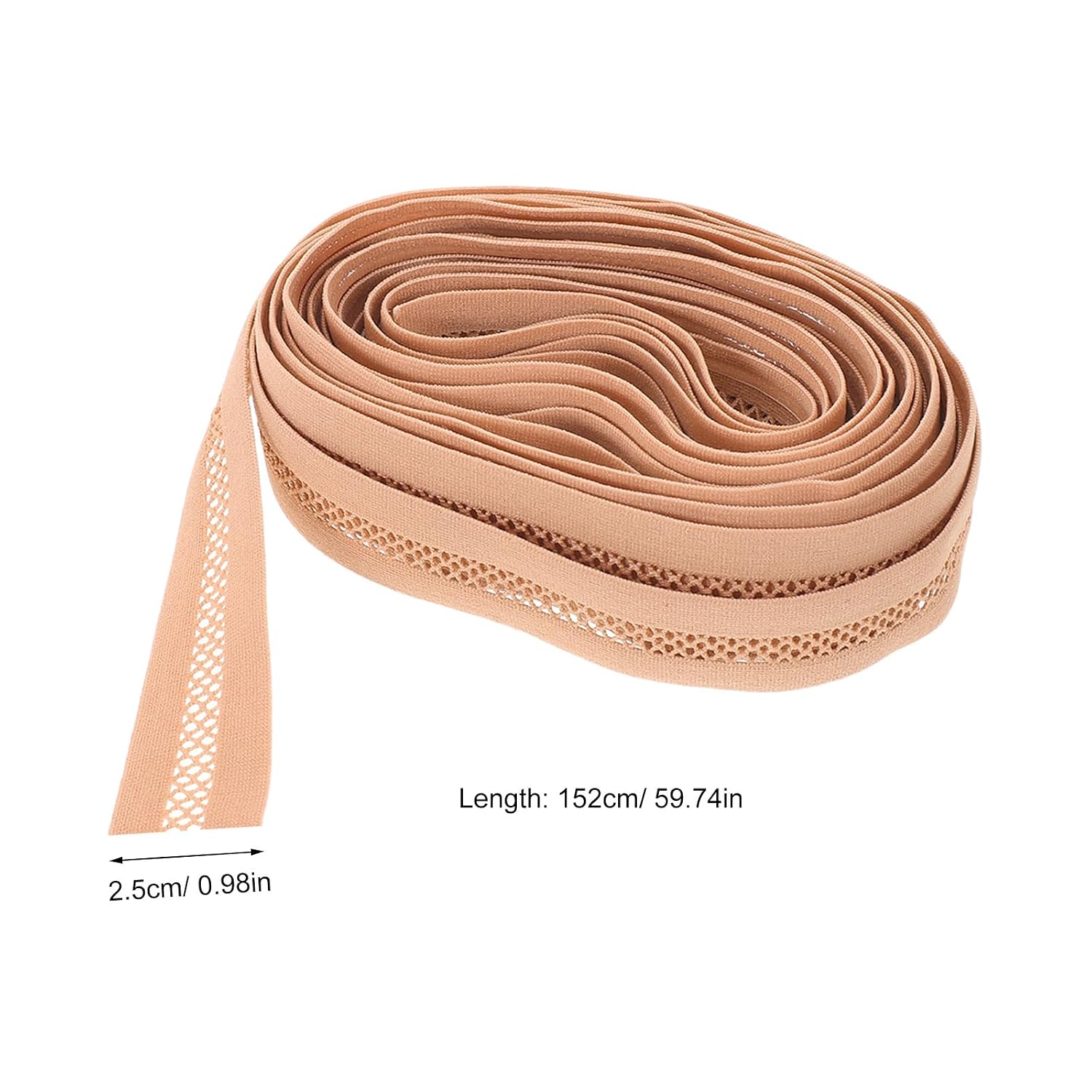 1 Roll Wig Grip Band: 5 Yards x 1" Wide, Silicone Wig Band Snatch Proof No Slip Elastic Headband Fixed Gripper Holder with Net Breathable & Secrue Hold for Men Women