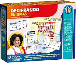 Decifrando Enigmas – Kit Jogo de Mistério e Raciocínio | Desafie sua Mente e Resolva os Segredos!