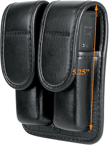 Miniatura 4 de TAFTACFR Funda moldeada de doble bolsa con cargadores de doble y una sola pila .380, 0.354 in y 40 Cal para S&W M&P Ruger Glock Walther H&K