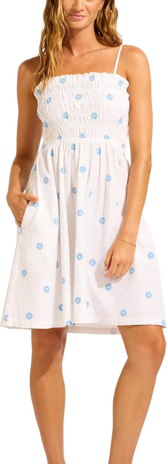 Seafolly Women's Shirred Mini Dress