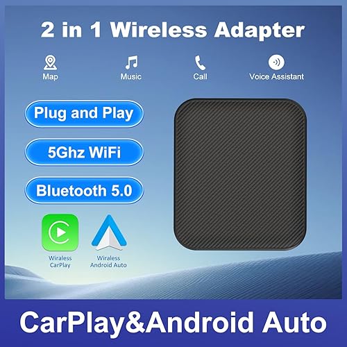 Miniatura 2 de Adaptador automático inalámbrico de CarPlay Android para coches CarPlay con cable de fábrica, la caja mágica viene con