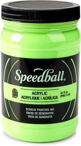 Miniatura 14 de Speedball 4640, tinta acrílica de impresión de pantalla, bote de 32 onzas, altura de 3.63 pulgadas, ancho de 3.63 pulgadas, longitud de 6.13 Blanco