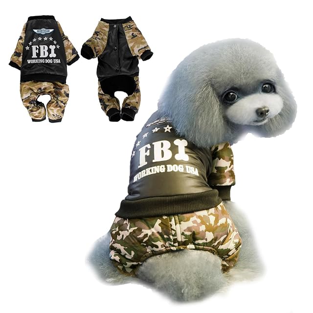 PETCUTE Abrigo de Invierno para Perro Chaqueta Ropa para Perros Sudadera Acolchada para Perro