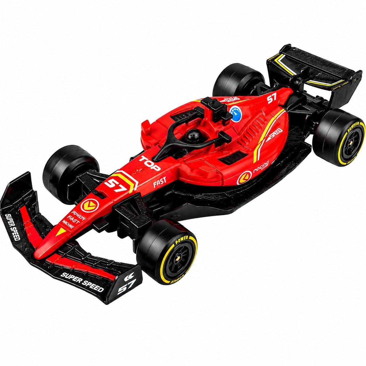F1 Die-Cast Metal Racing Car, F1 Model with Detailed Design Pull Back Action Vehicle for Boys Mini Racing, Collectible Display for Adult, Home Decor, Office & Gift Toy Car (Red)-image-20