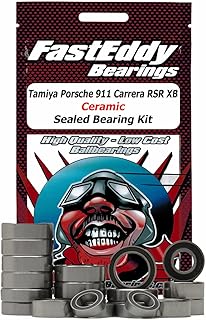 FastEddy Bearings Compatible with Tamiya Porsche 911 Carrera RSR XB (TT-02) Ceramic Sealed Bearing Kit