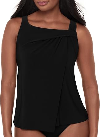 Miraclesuit Womens Swimwear Atria Underwire High Neck Tankini Top