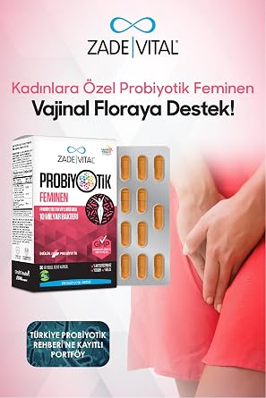 Zade Vital المؤنث البروبيوتيك الملحق الغذاء 30 كبسولة (1 × 30 قطعة)