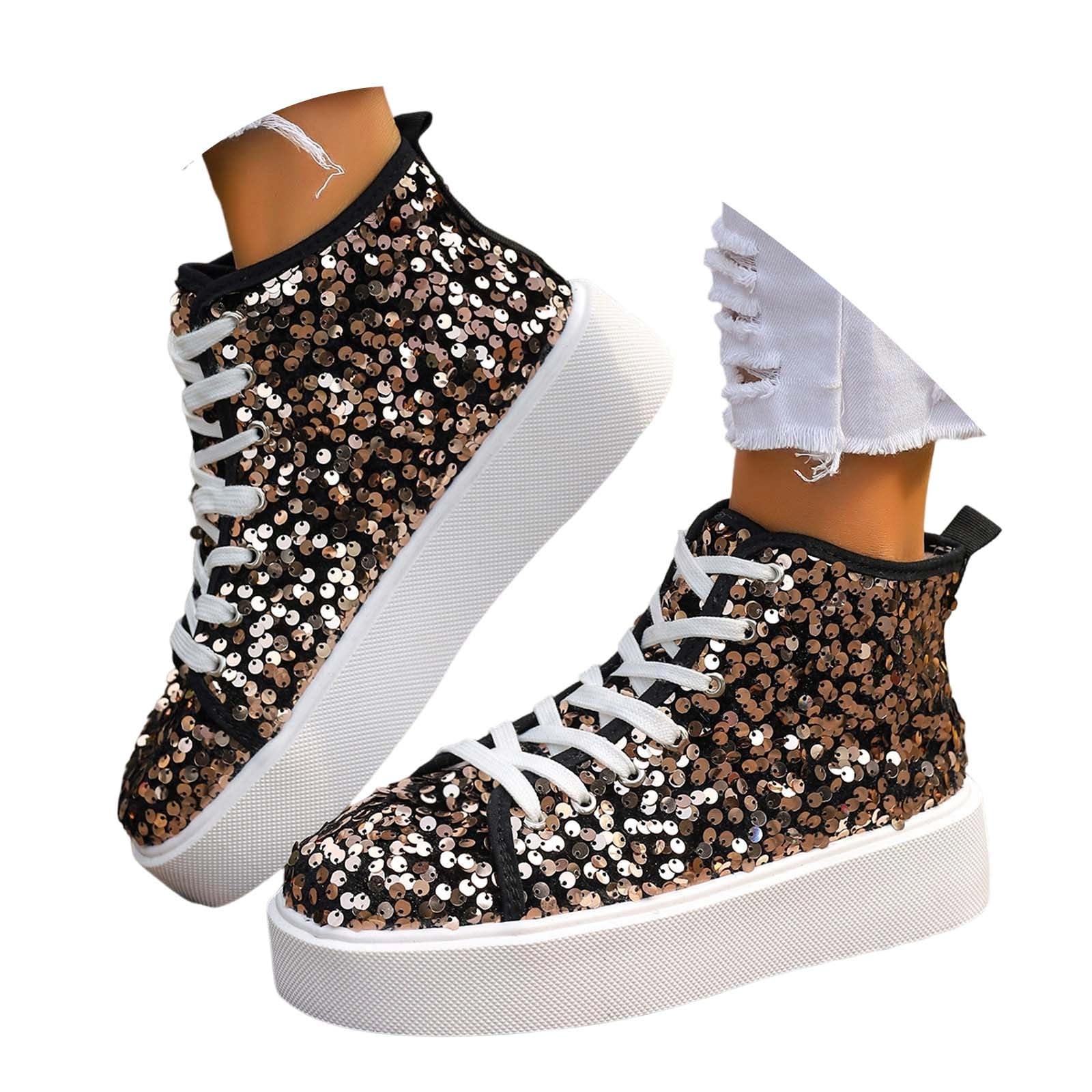 Zapatillas Brillantes Mujer Zapatillas Plateadas Fascitis Plantar Tenis De Zapatos Novia Boda Fiesta para Bodas Negras Vestir Plataforma Elegantes Plateados con Respirable Deportivas 44 Rojos Ancho