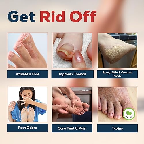 Miniatura 7 de FOOT CURE Aceite de árbol de té y baño de pies para músculos con sales de Epsom - Sales naturales para la recuperación después del ejercicio -