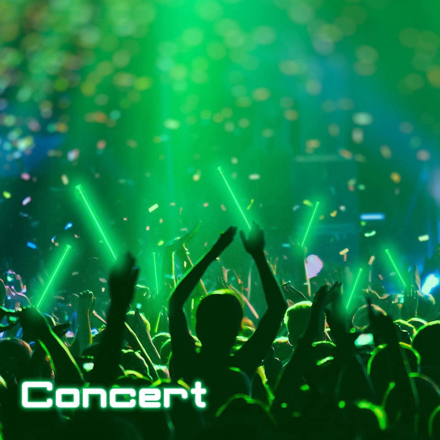 Bloepum 10 Pcs 12 Inch Glow Sticks Emergency Glow Sticks for Camping, Hurricane, Earthquake,Concert Props