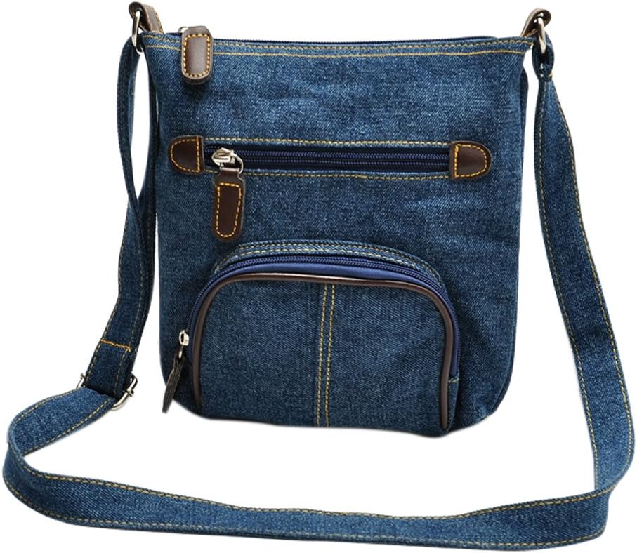 CHIC-CHIC Women Ladies Casual Handbag Messenger Hobo Bag Tote Purse Satchel Denim Shoulder Bags