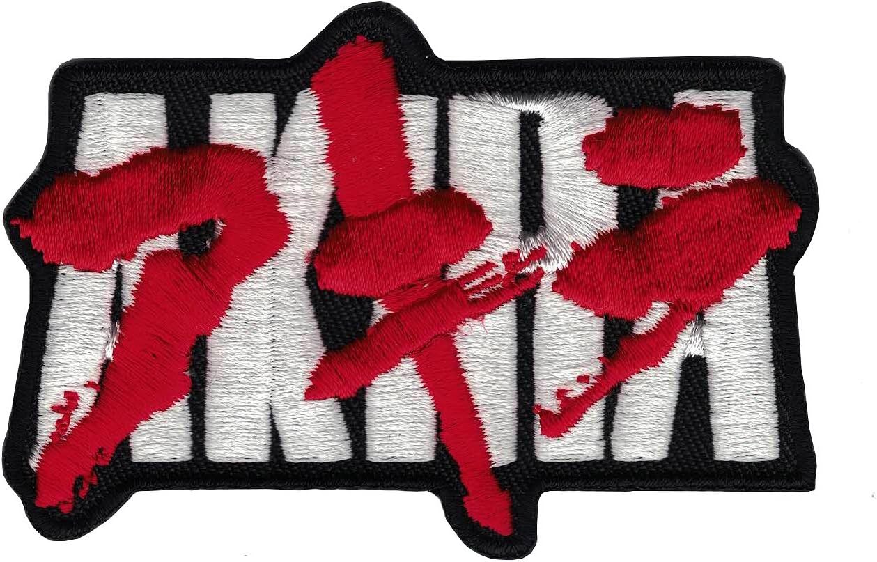 Iron On Akira Kaneda Text Japanese Anime Emo Punk SciFi Patch