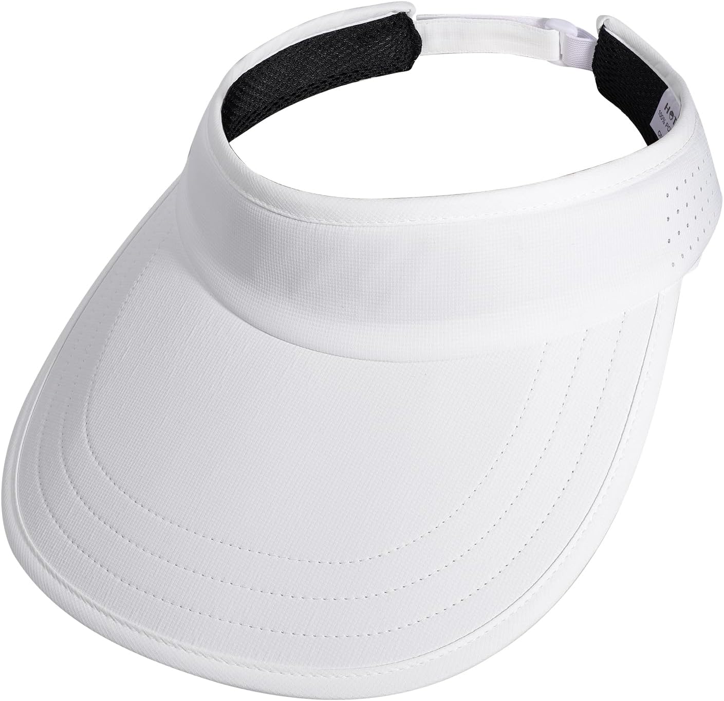 Wide Brim Sun Visor Hats for Women, UV Protection Adjustable Large Quick-Dry Golf Beach Cap Packable Travel Sport Visor