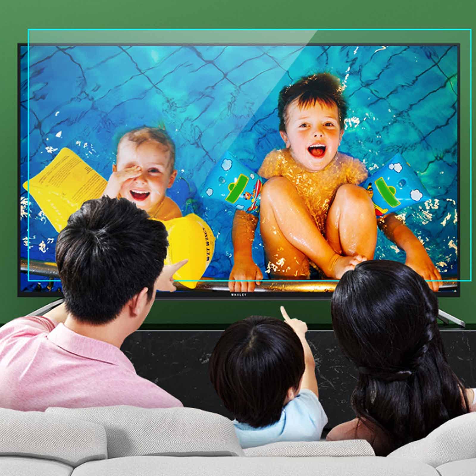 pellicola protettiva per schermo TV, anti-blu Ray, HD Eye Protection, per bambini, protezione degli occhi, anti graffio, 170 cm (1563 x 908)