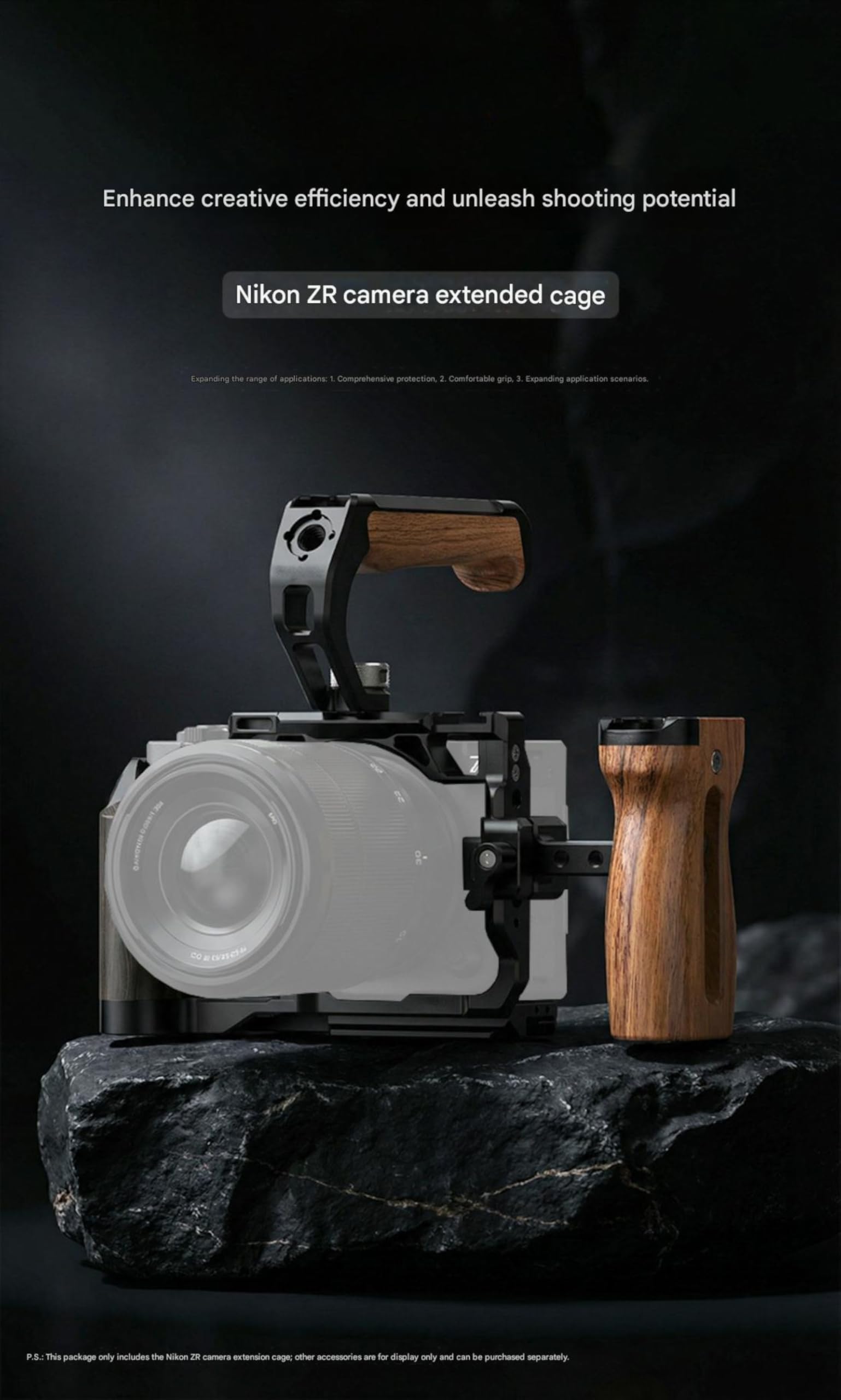 Amazon.co.jp: ZR カメラケージ Nikon ZR用 NATOレールアルカベース