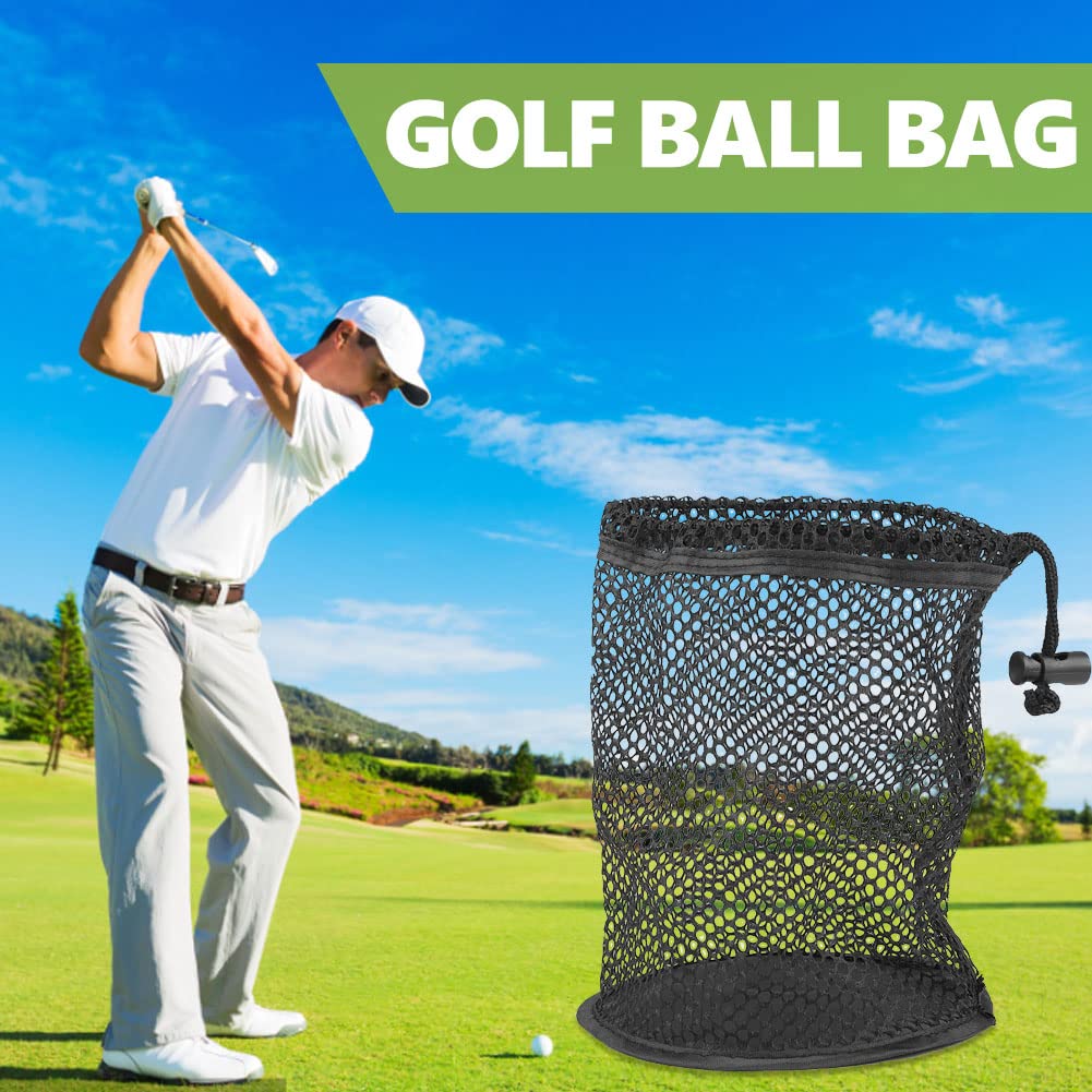 Netztasche für Golfballnetze, Kordelzug aus Nylon für Golftür, Golfnetze, Zubehör für Poke (25)
