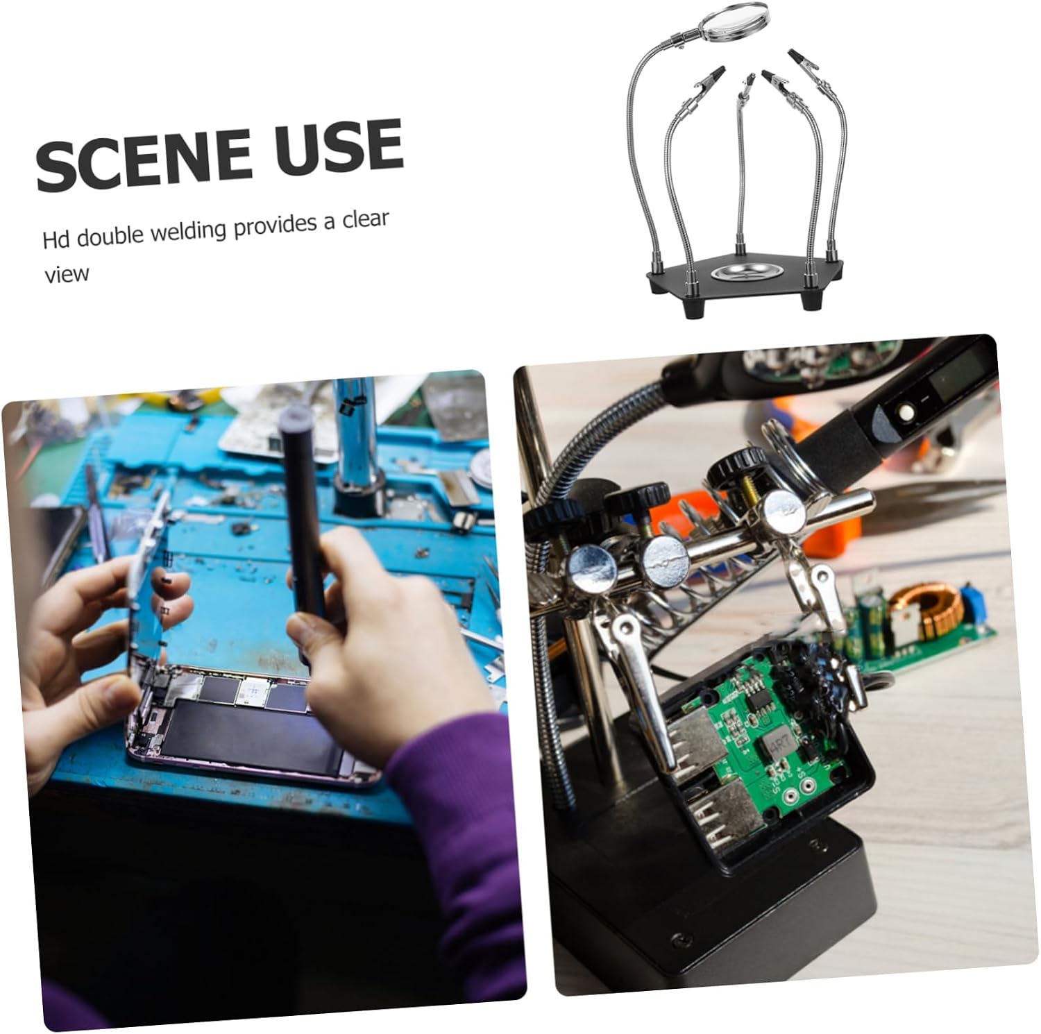ABOOFAN Universal Soldering Station Fixture Soldering Accessories Helping Hand Tool Electronics